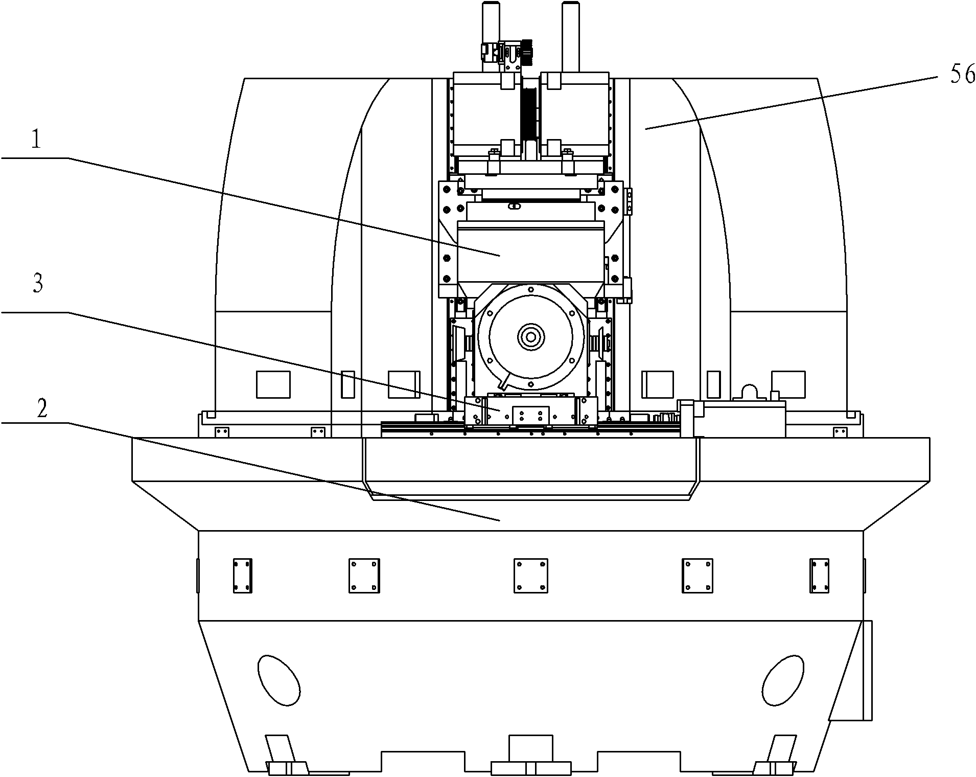 Full-symmetrical type five-axis cutter sharpener