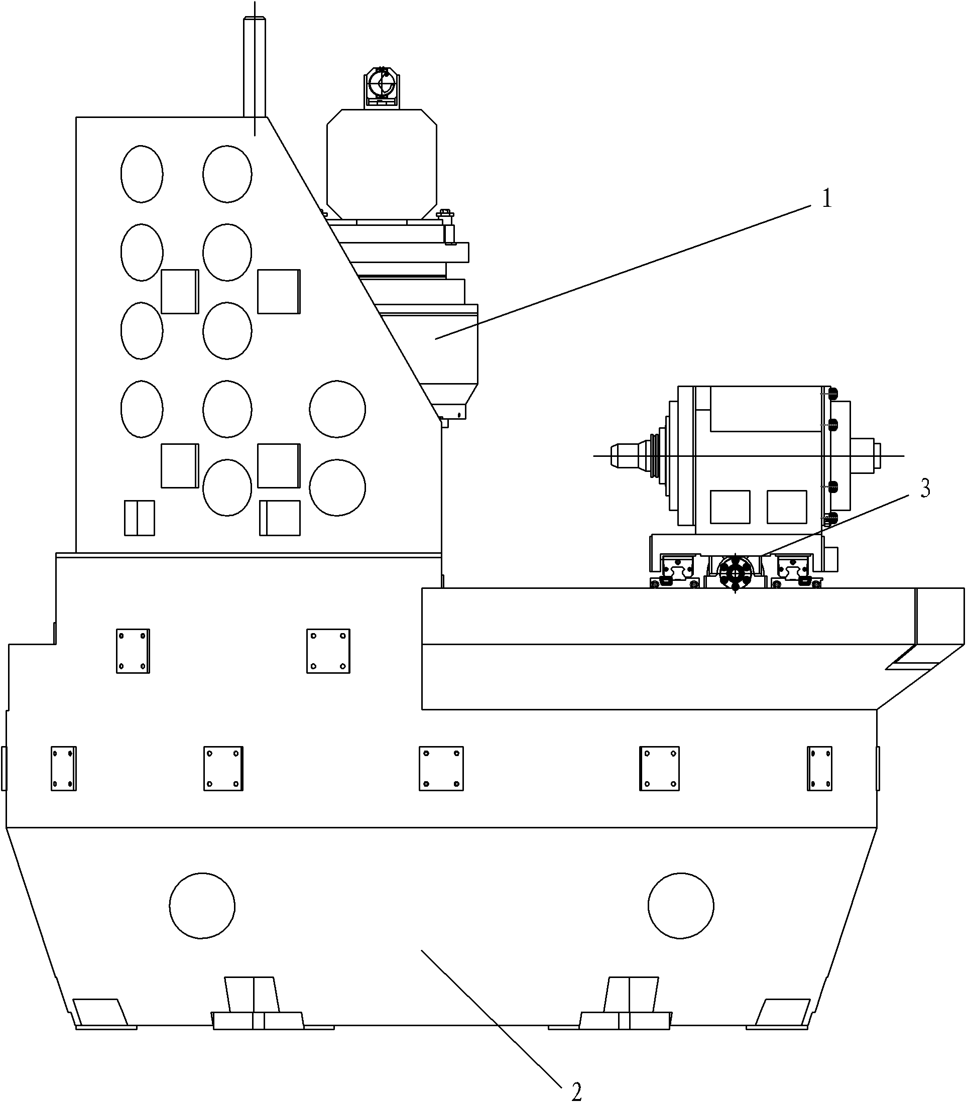 Full-symmetrical type five-axis cutter sharpener