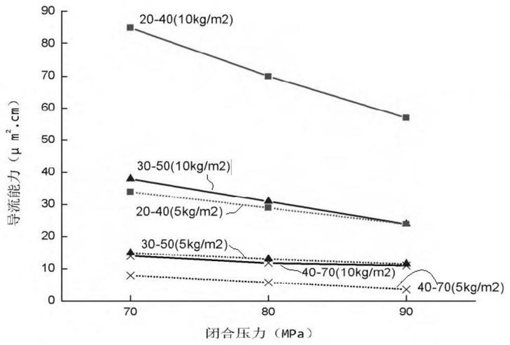 Multi-lithology fracturing crack test method