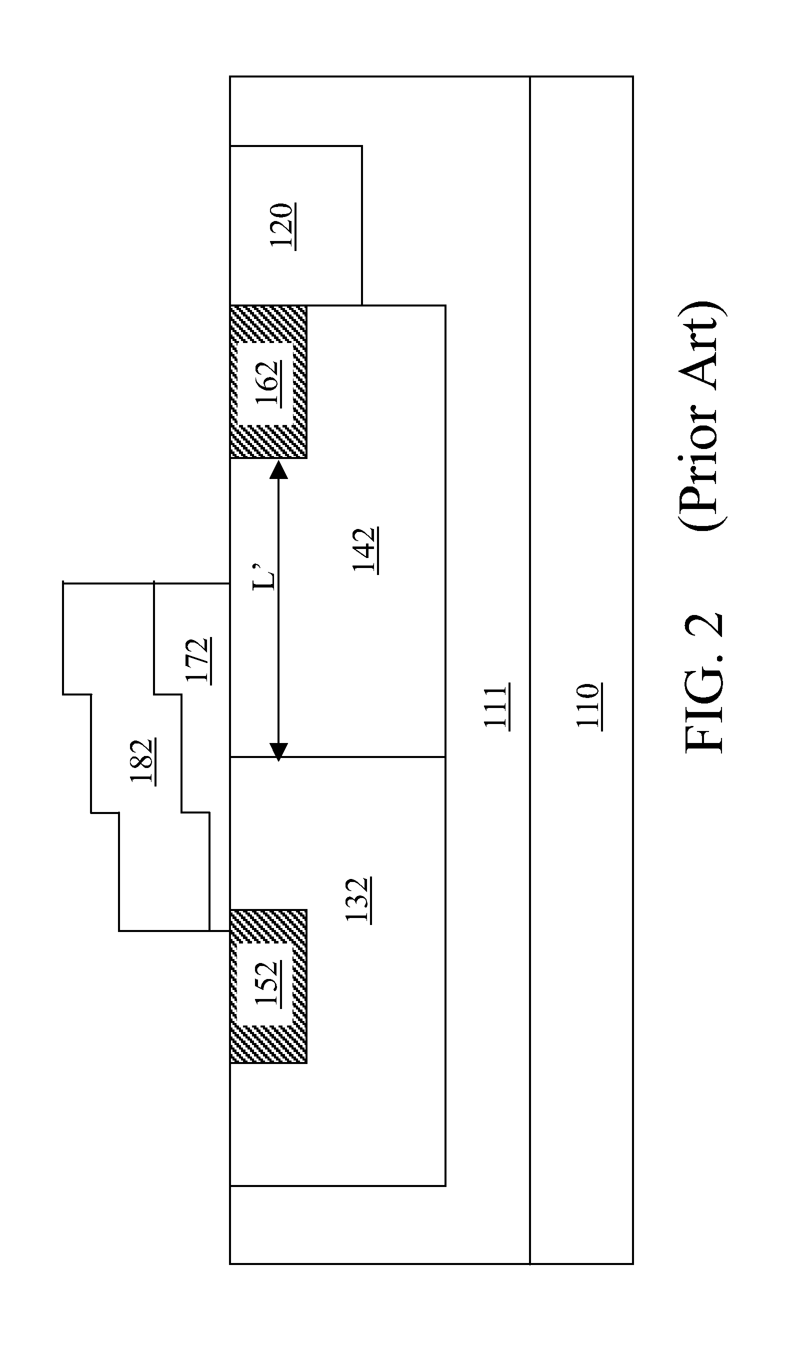 Lateral diffusion field effect transistor with drain region self-aligned to gate electrode