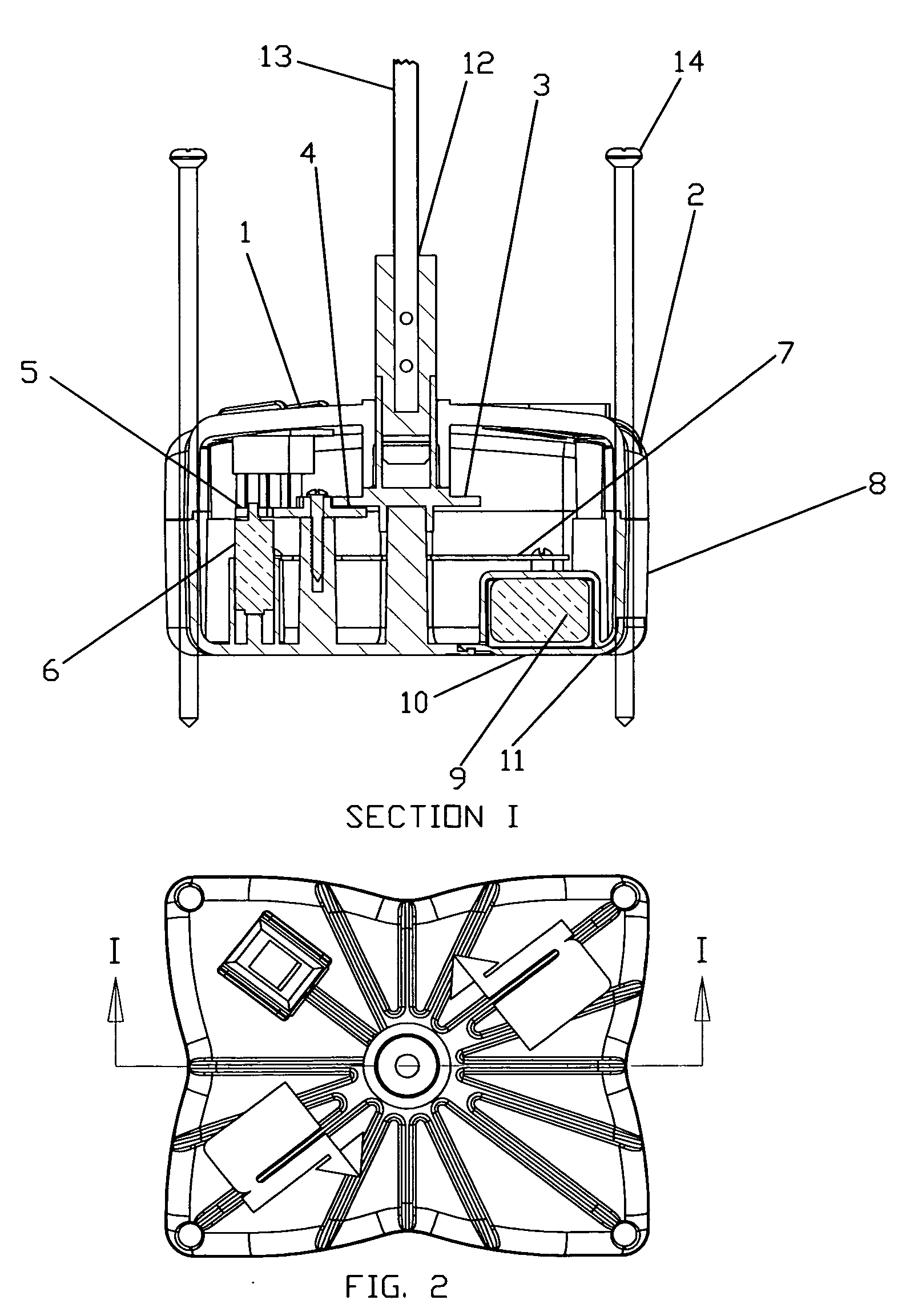 Remotely operated electronic rotatable decoy stand