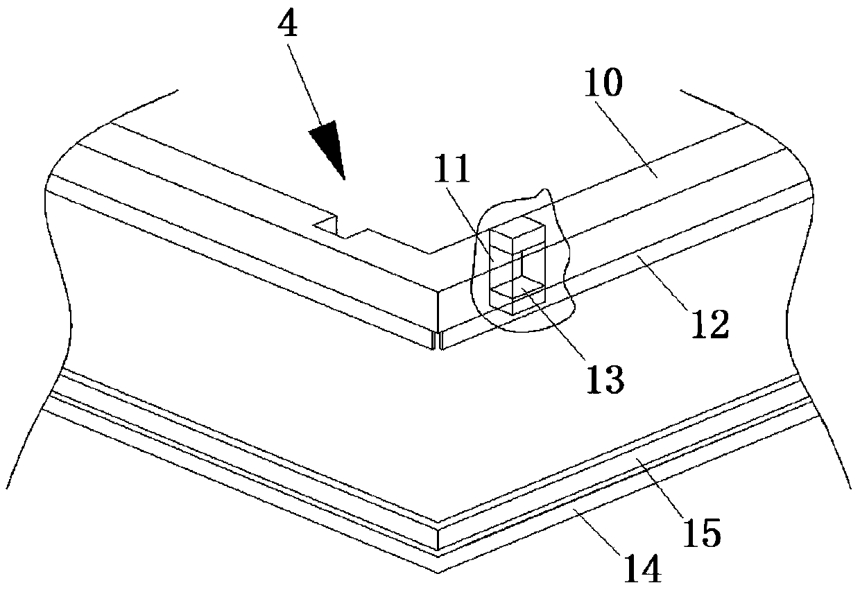 Battery module for displaying electric quantity