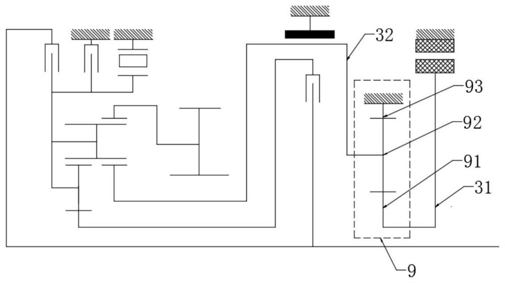 A single-motor multi-mode hybrid power system and vehicle