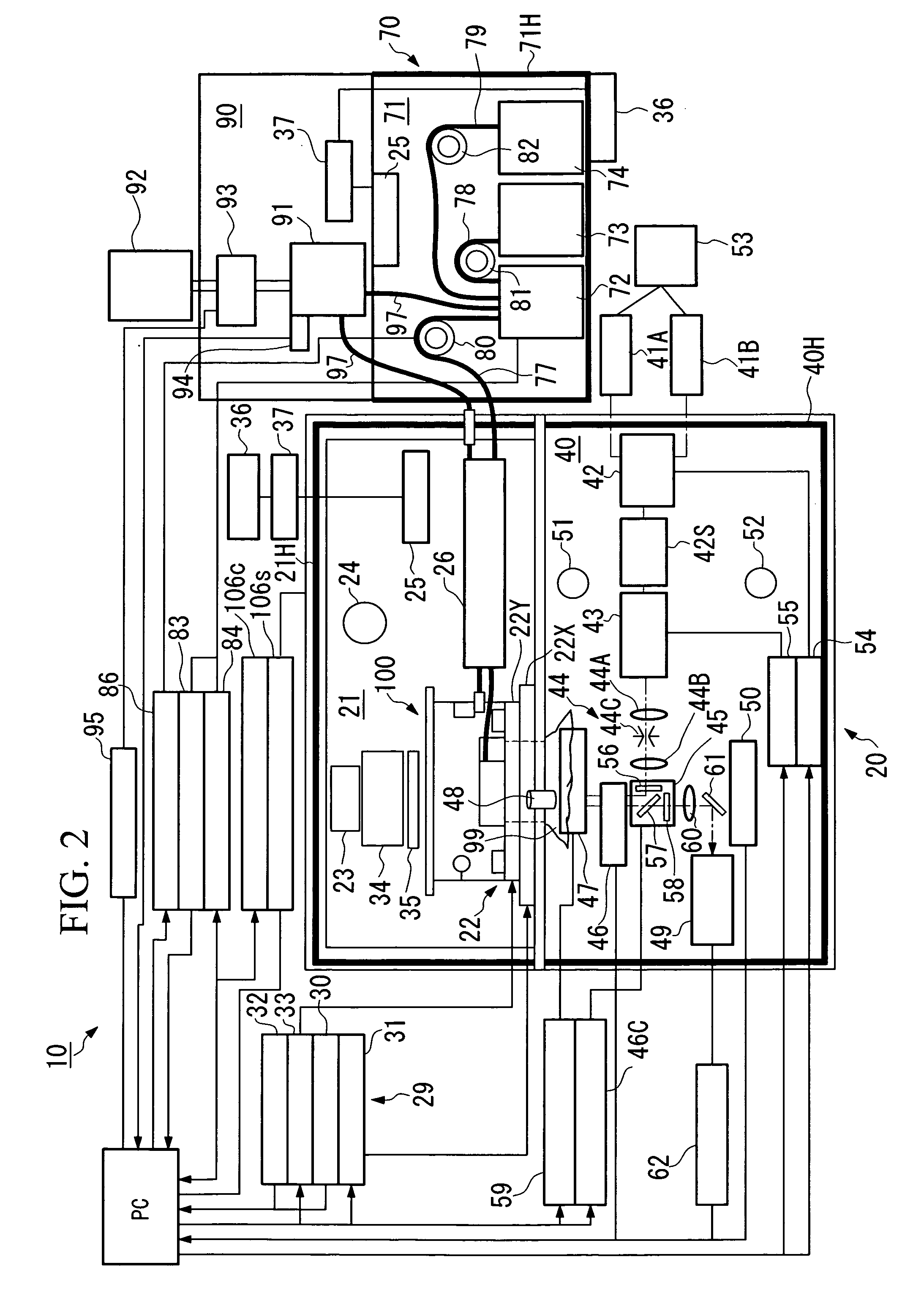 Biological sample observation system and biological sample observation method