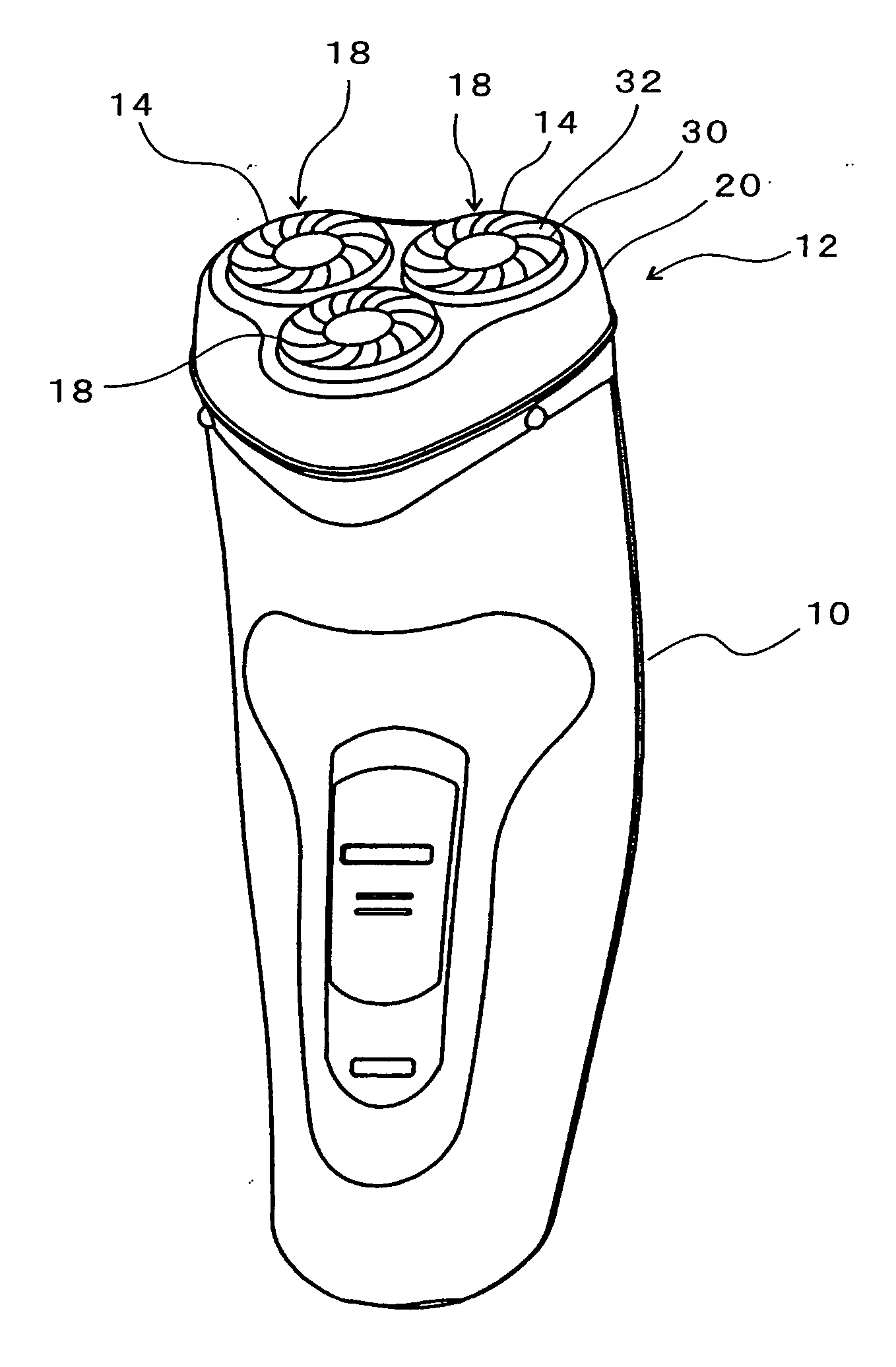 Rotary type electric shaver