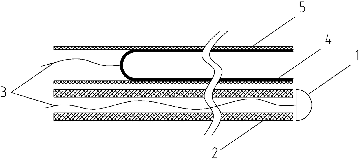 A convex-concave probe and its plasma diagnosis method