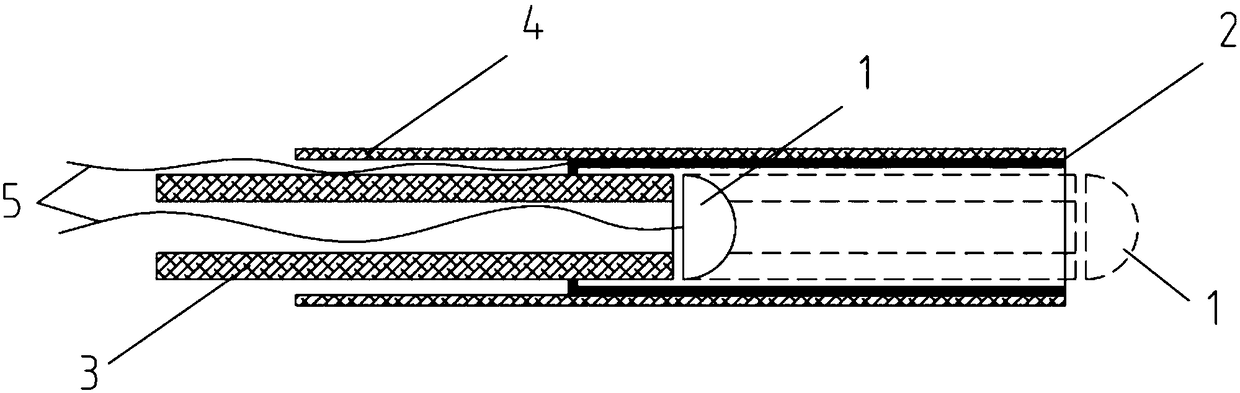 A convex-concave probe and its plasma diagnosis method