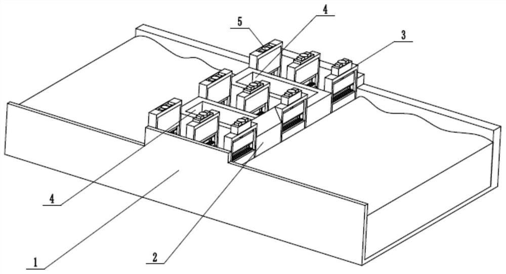 Water retaining dam capable of automatically ascending and descending by utilizing hydraulic power