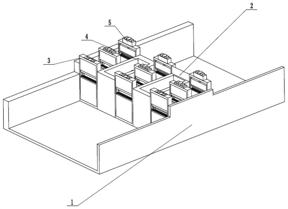 Water retaining dam capable of automatically ascending and descending by utilizing hydraulic power