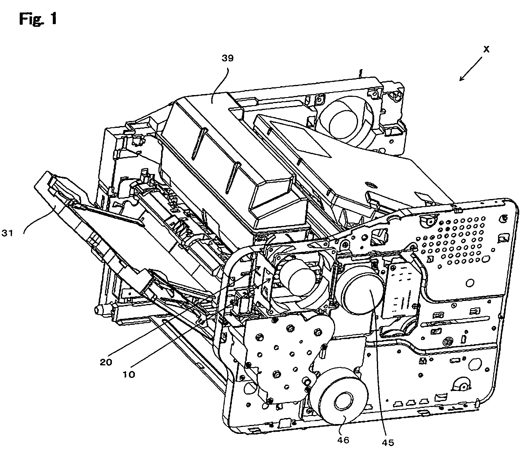 Fixing structure of wiring and image forming apparatus