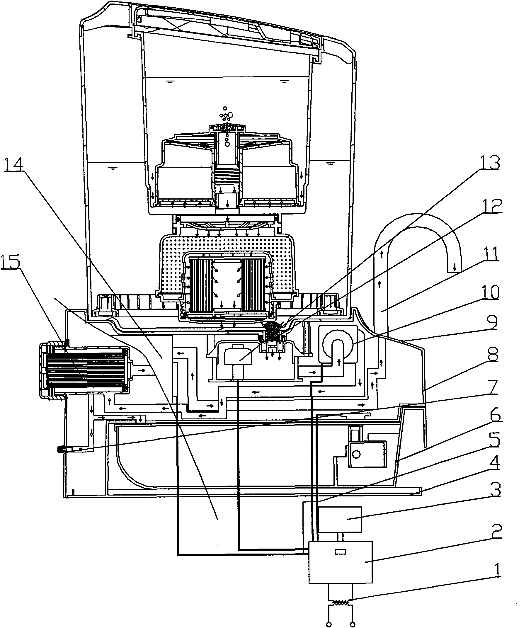 Water electrolysis device and control method thereof