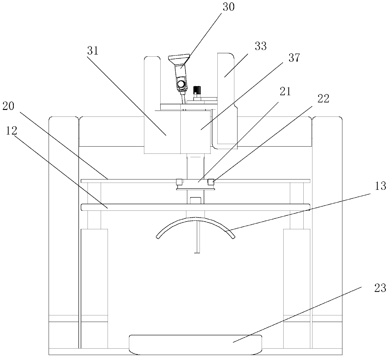 Split type robot for automatically collecting respiratory tract specimen by teleoperation