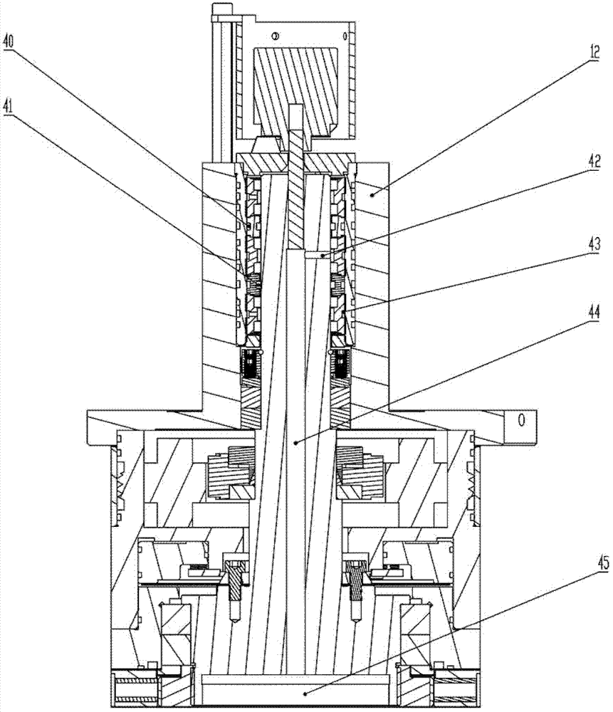 Precise numerical control indexing rotating shaft for electric discharge machining