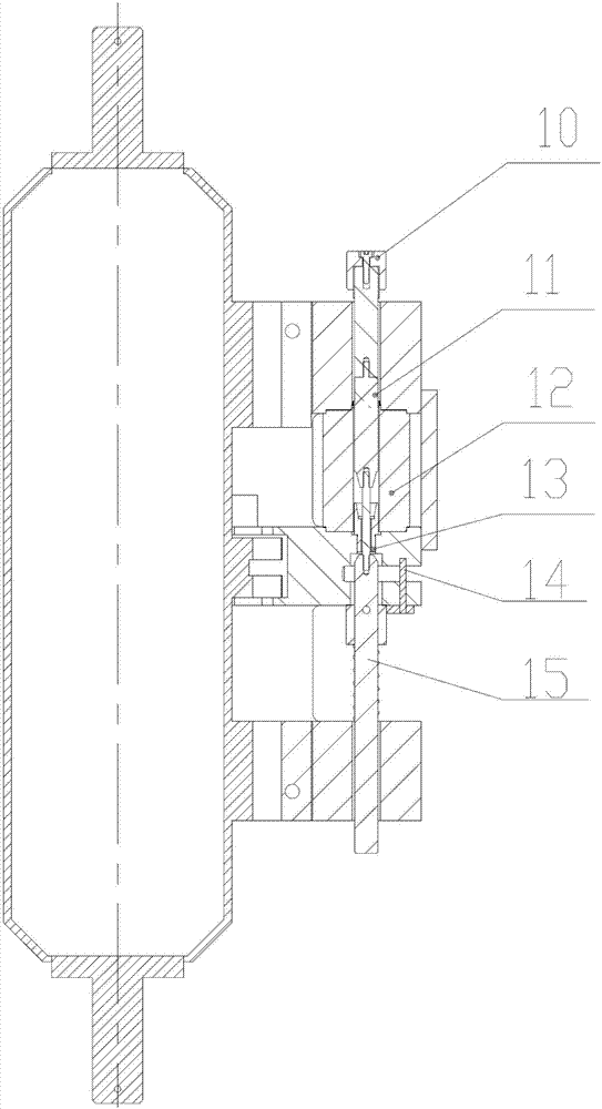 Automatic closing device of bottle cap of water sampling bottle