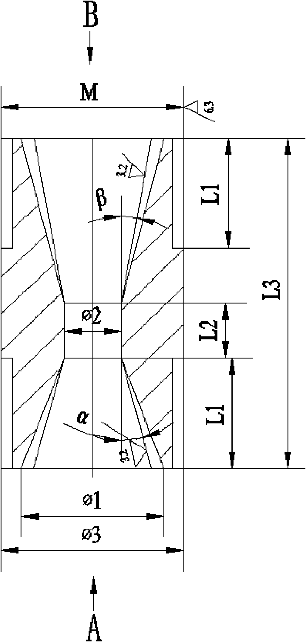 Vapor-liquid two-phase flow mixer