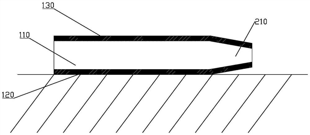 Electric pole consignment structure and method