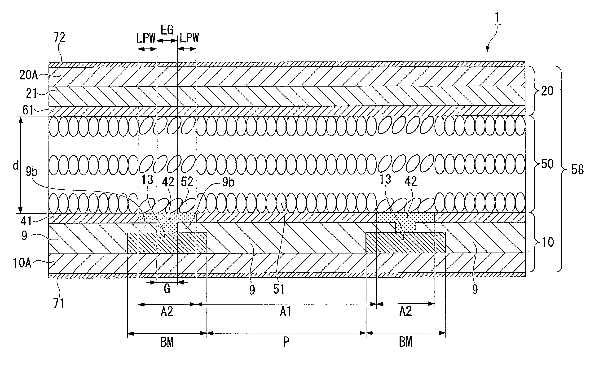 Liquid crystal device and manufacturing method therefor, and electronic apparatus