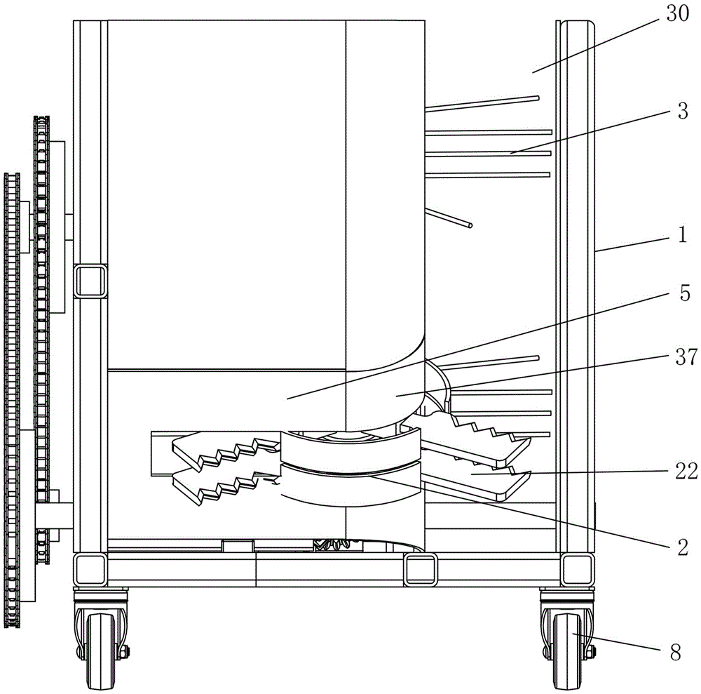 Cotton stalk pulling machine