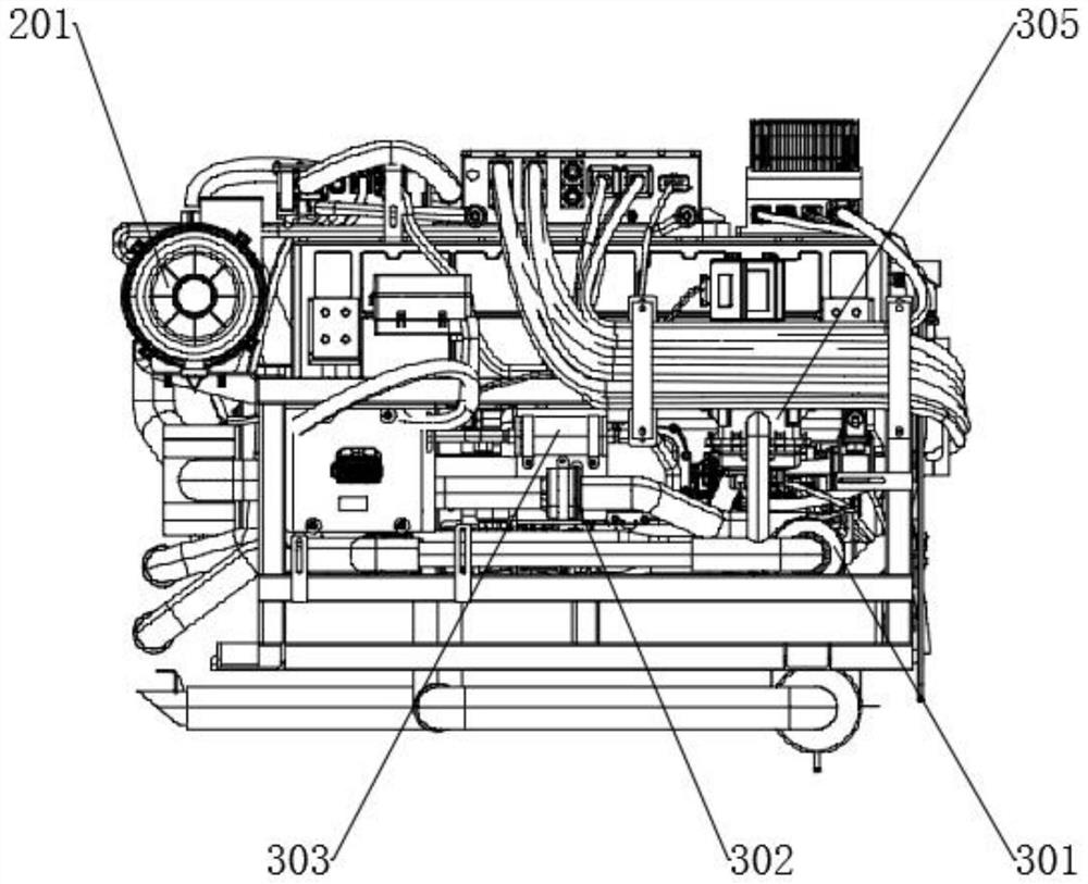 Commercial vehicle fuel cell system