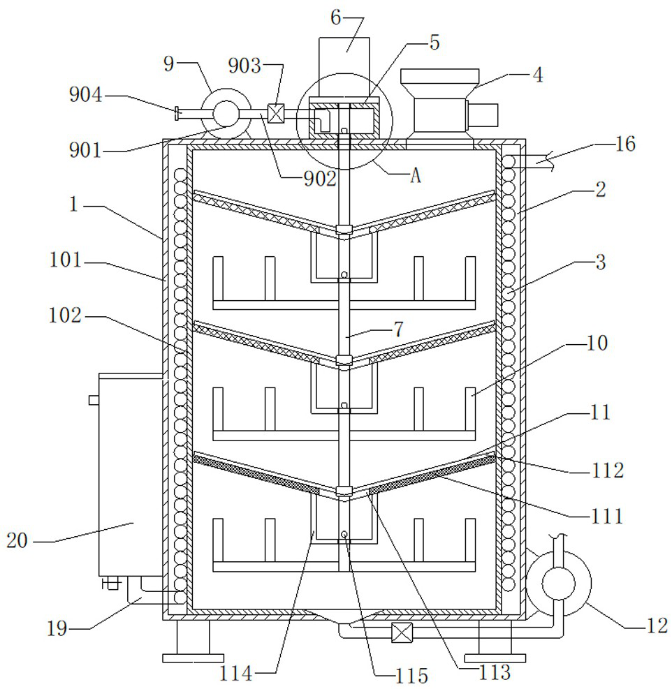 Preparation device and method of fully-synthetic rail transit gear oil