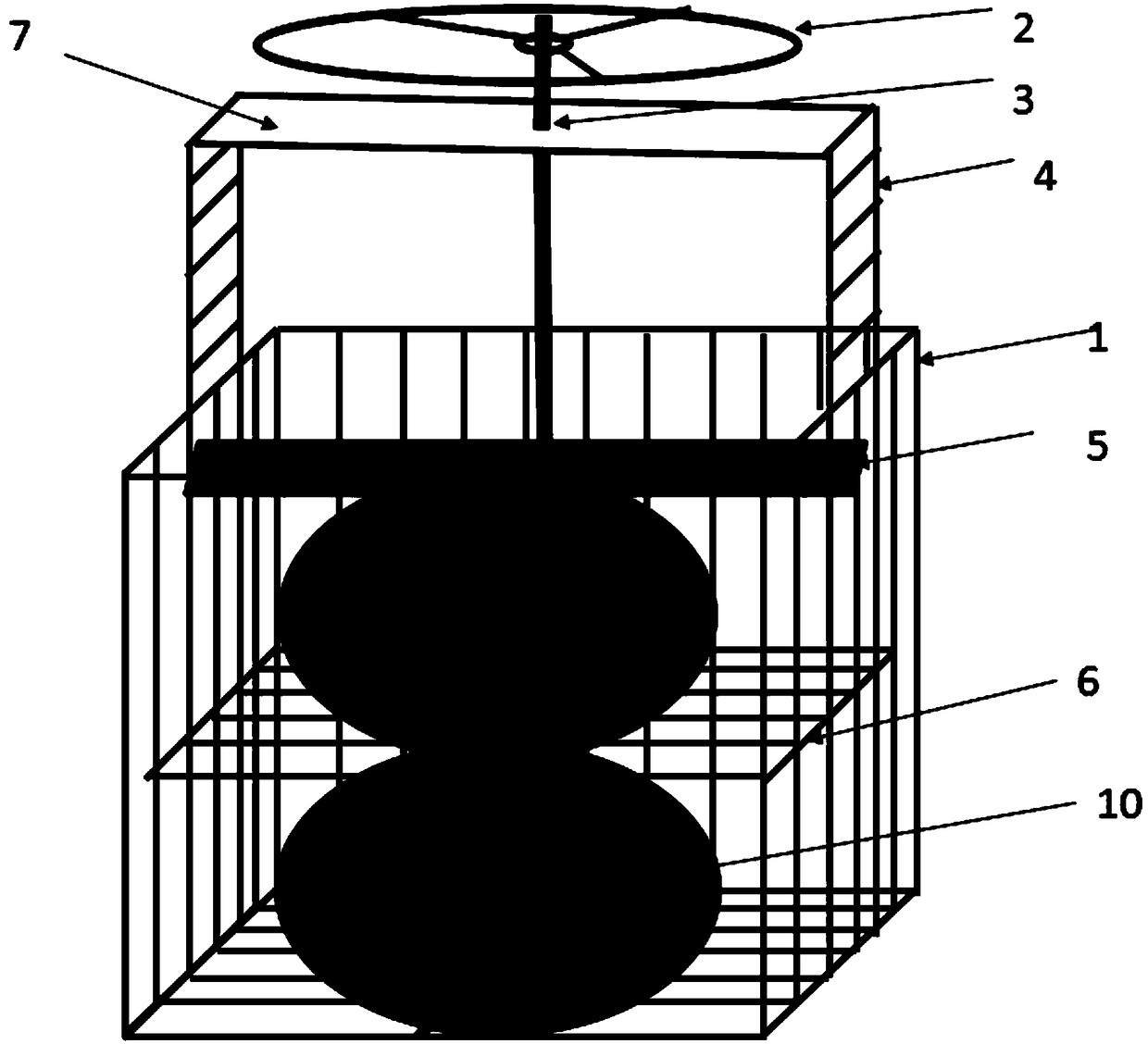 Extrusion method of porphyra haitanensis seed vegetables for repeatedly releasing carpospores