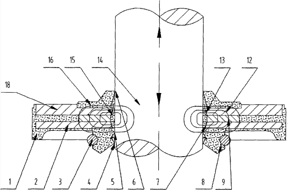 Self-healing seal device based on magnetorheological rubber and magnetorheological grease and reciprocating mechanism