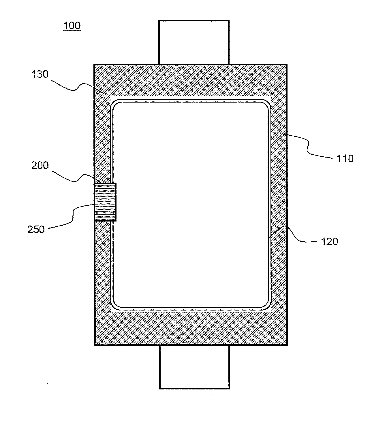 Secondary battery including one-way exhaust member