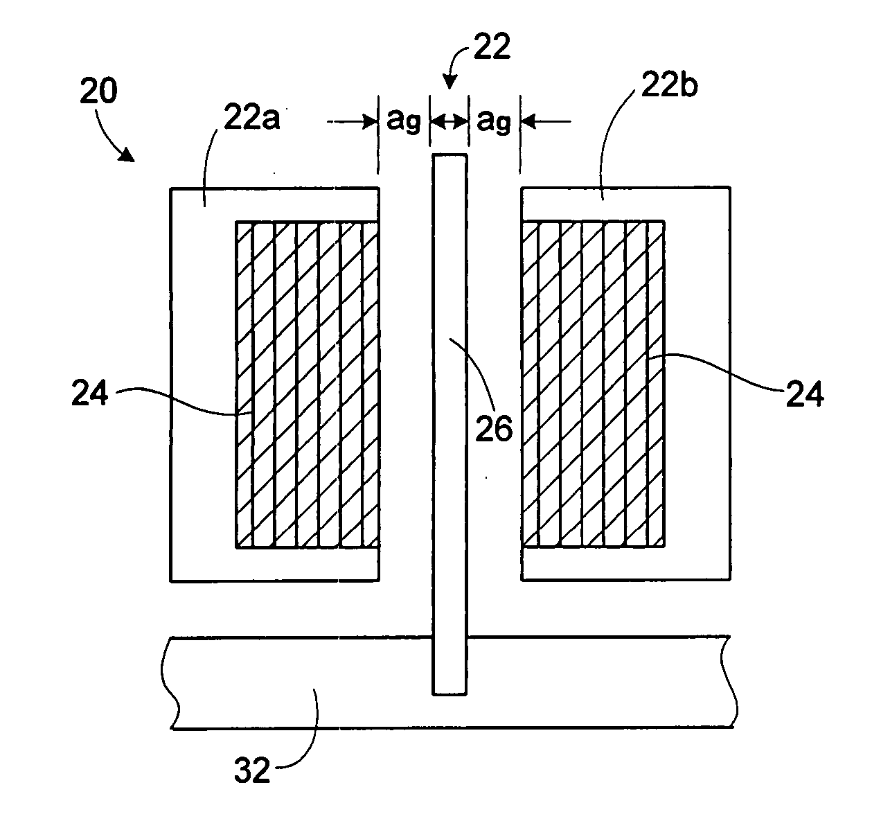 Linear motor with magnet rail support, end effect cogging reduction, and segmented armature