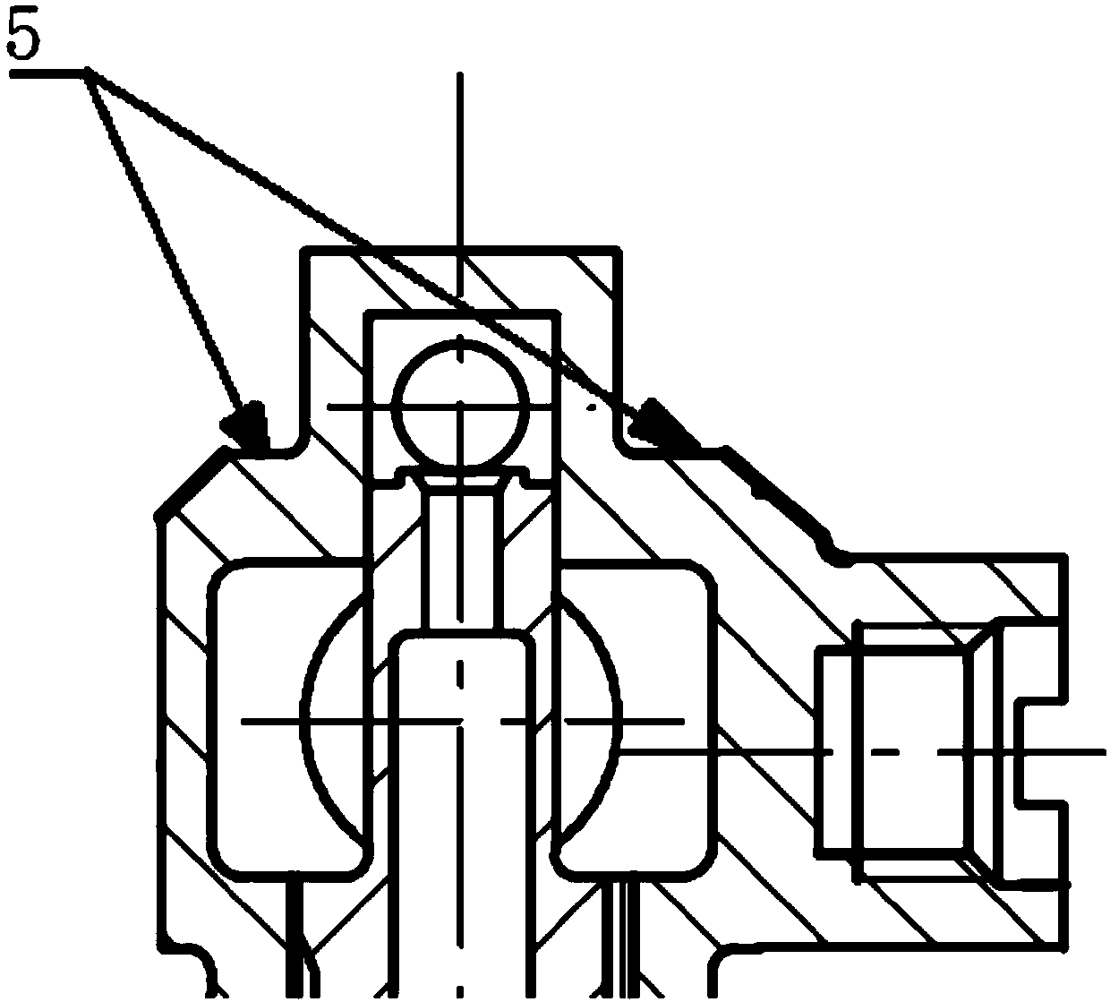 Clamp for controlling braze welding deformation of fuel manifold