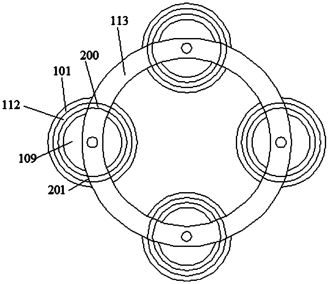 Annular auto seat guide rail