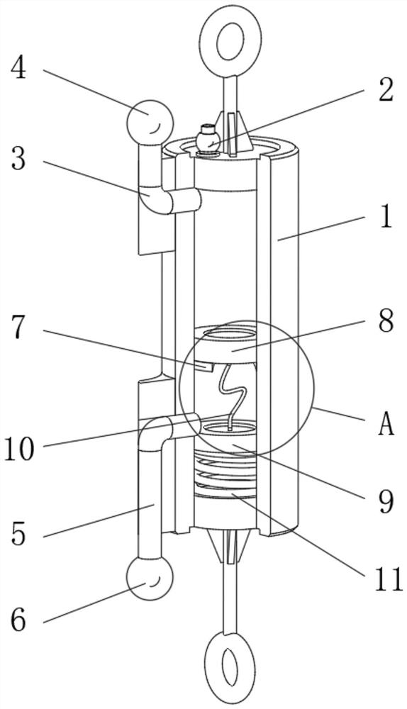 Pressure type water sampler for ocean detection