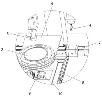 Chip test equipment based on double integrating spheres and test method