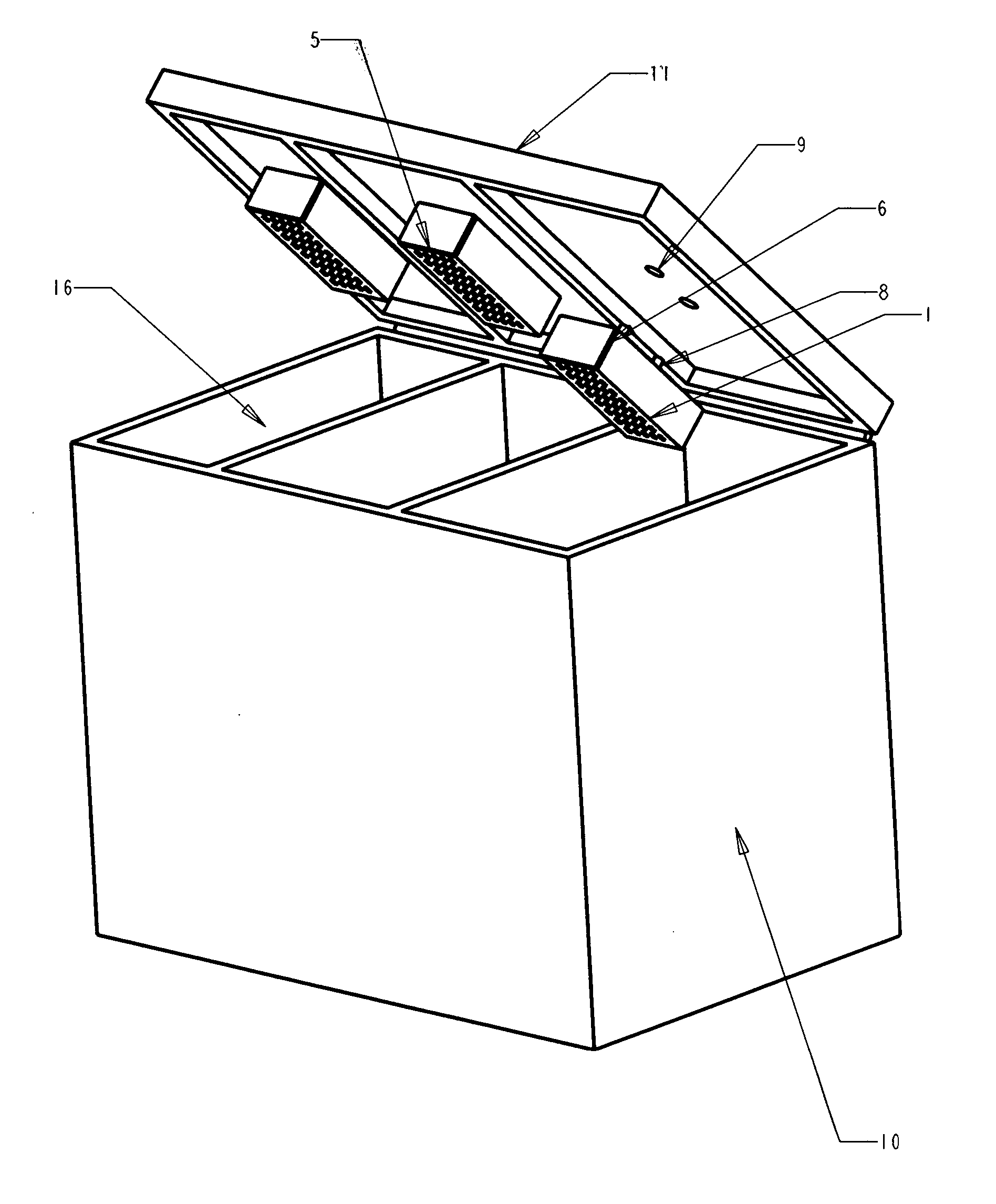 Dry ice delivery method that controls the temperature of cooling compartment(s)