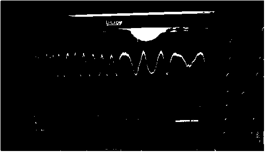 Optical fiber micro-displacement air pressure detecting device