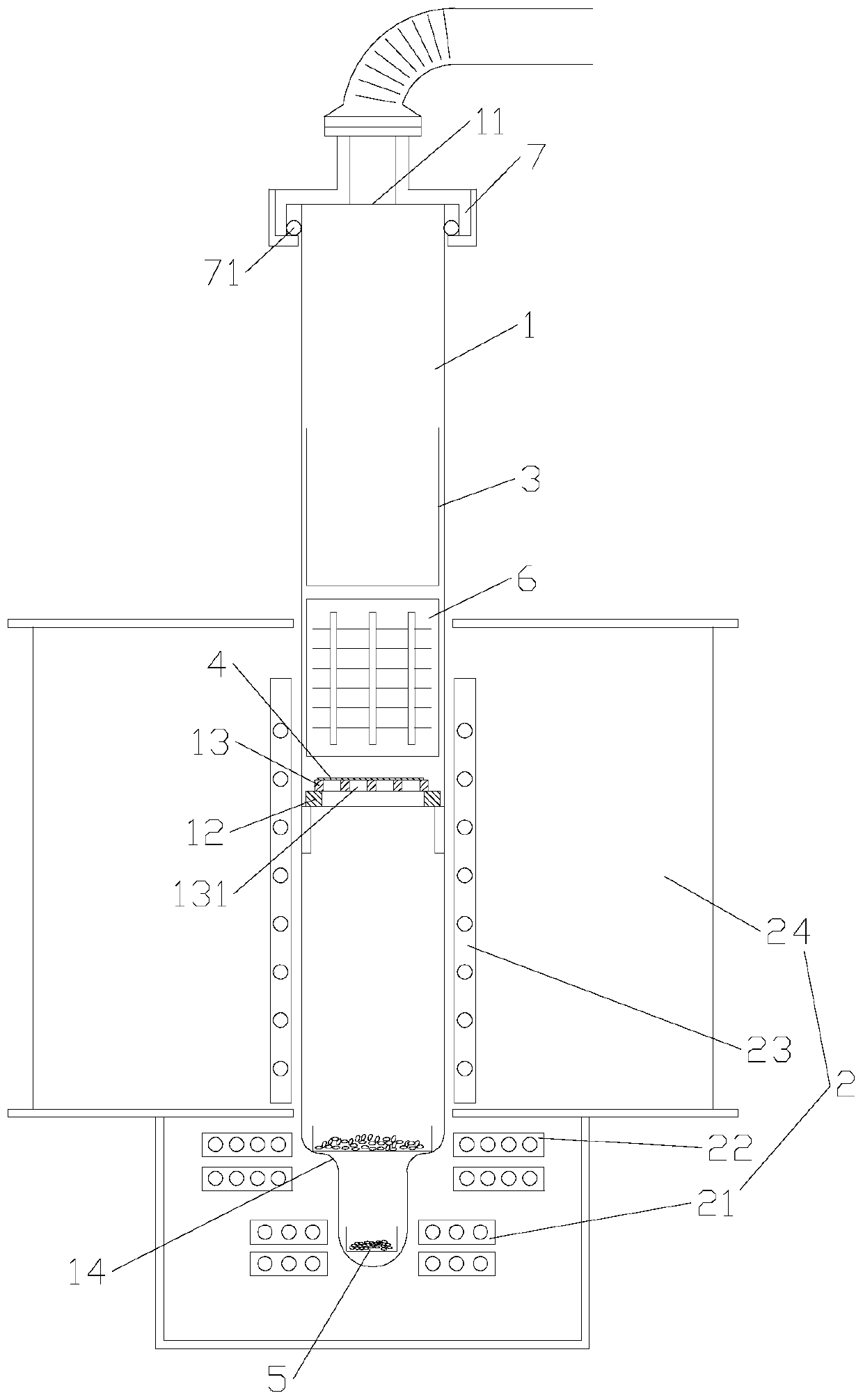 Semiconductor thin film preparation device and preparation method