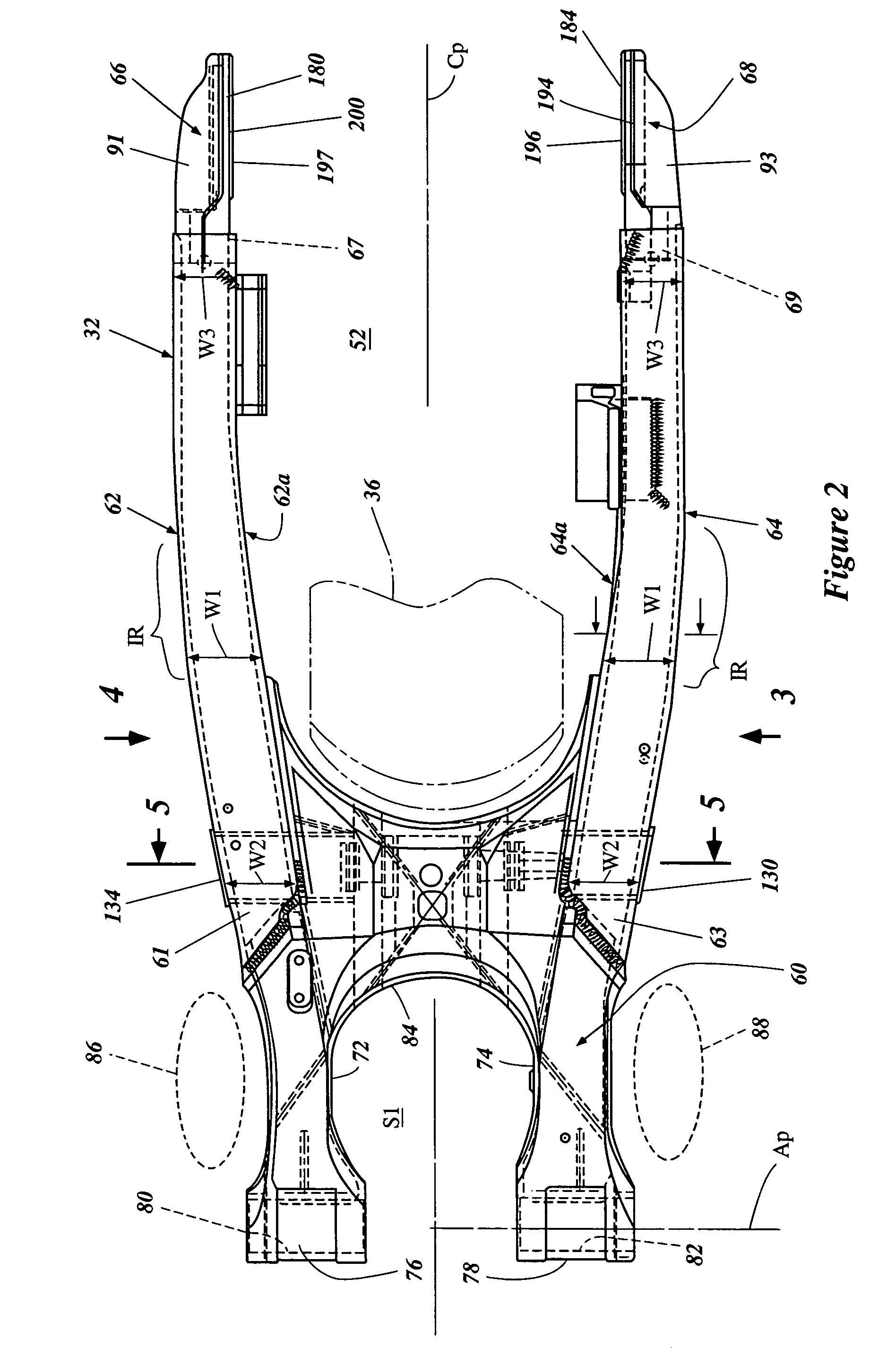 Motorcycle rear suspension swingarm assembly