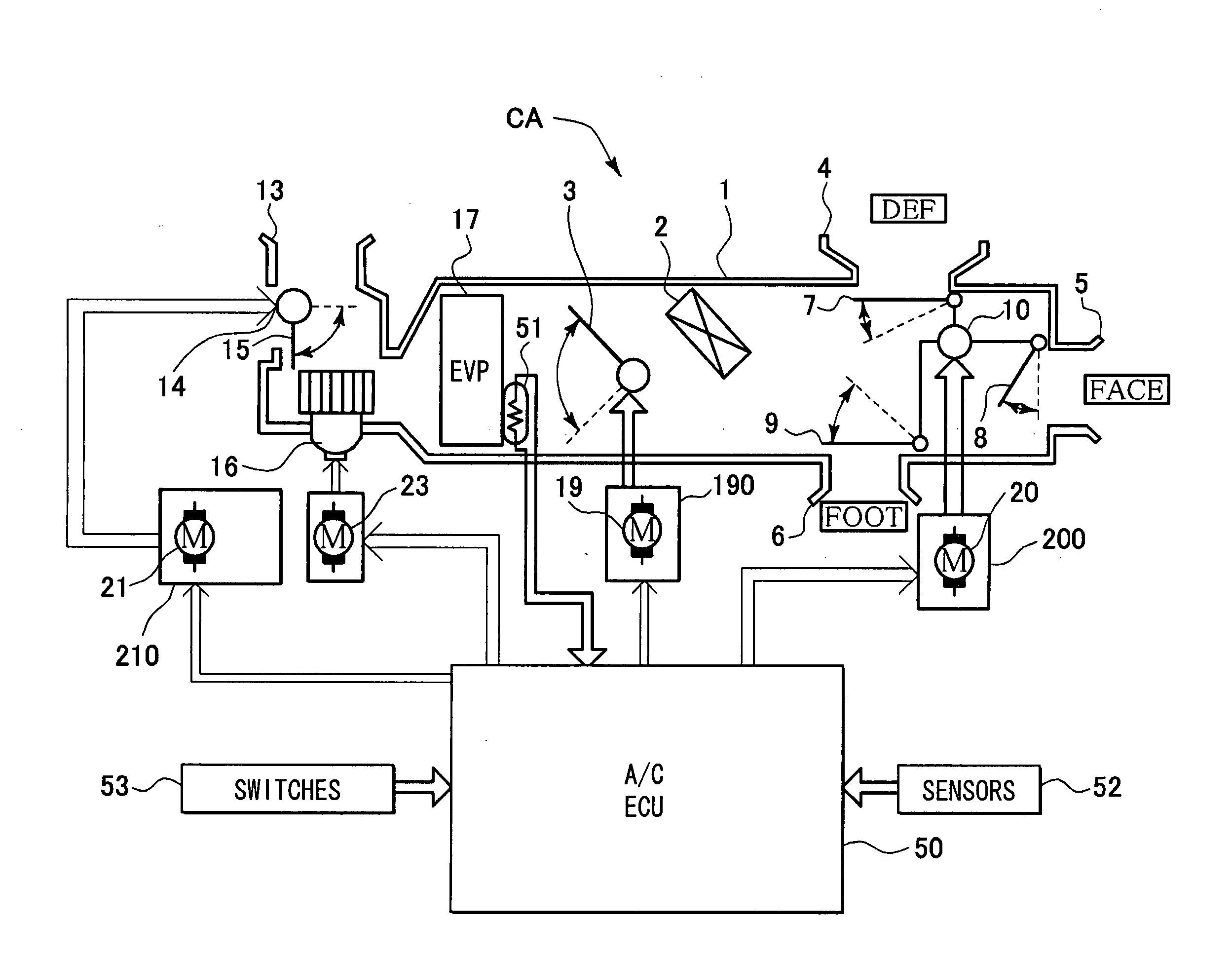 Servomotor control circuit