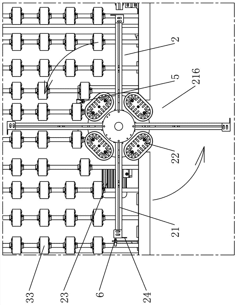 Glass horizontal type linear transfer table and control method thereof