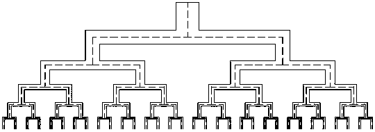 Heat exchange system based on cylindrical double-layer split structure microchannel