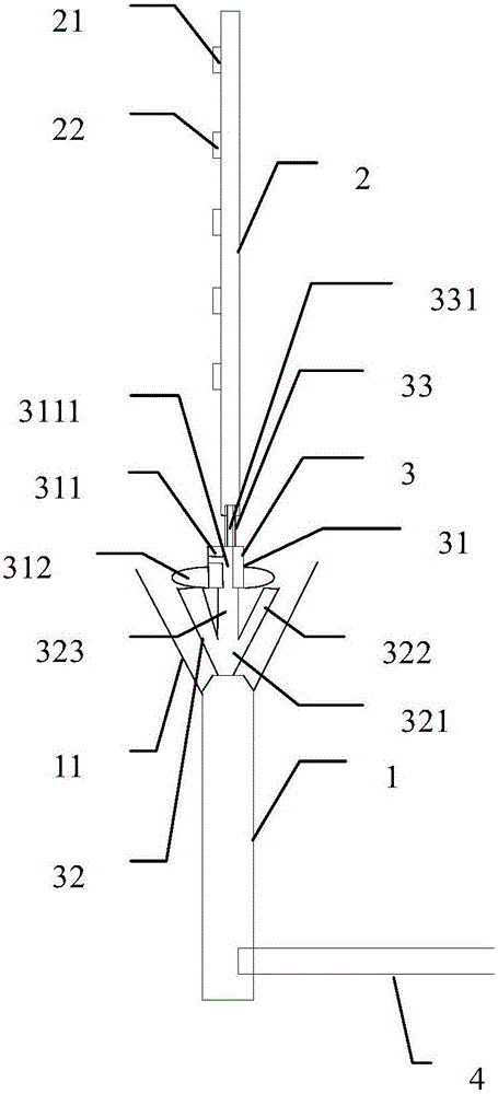 Bendable water spraying device