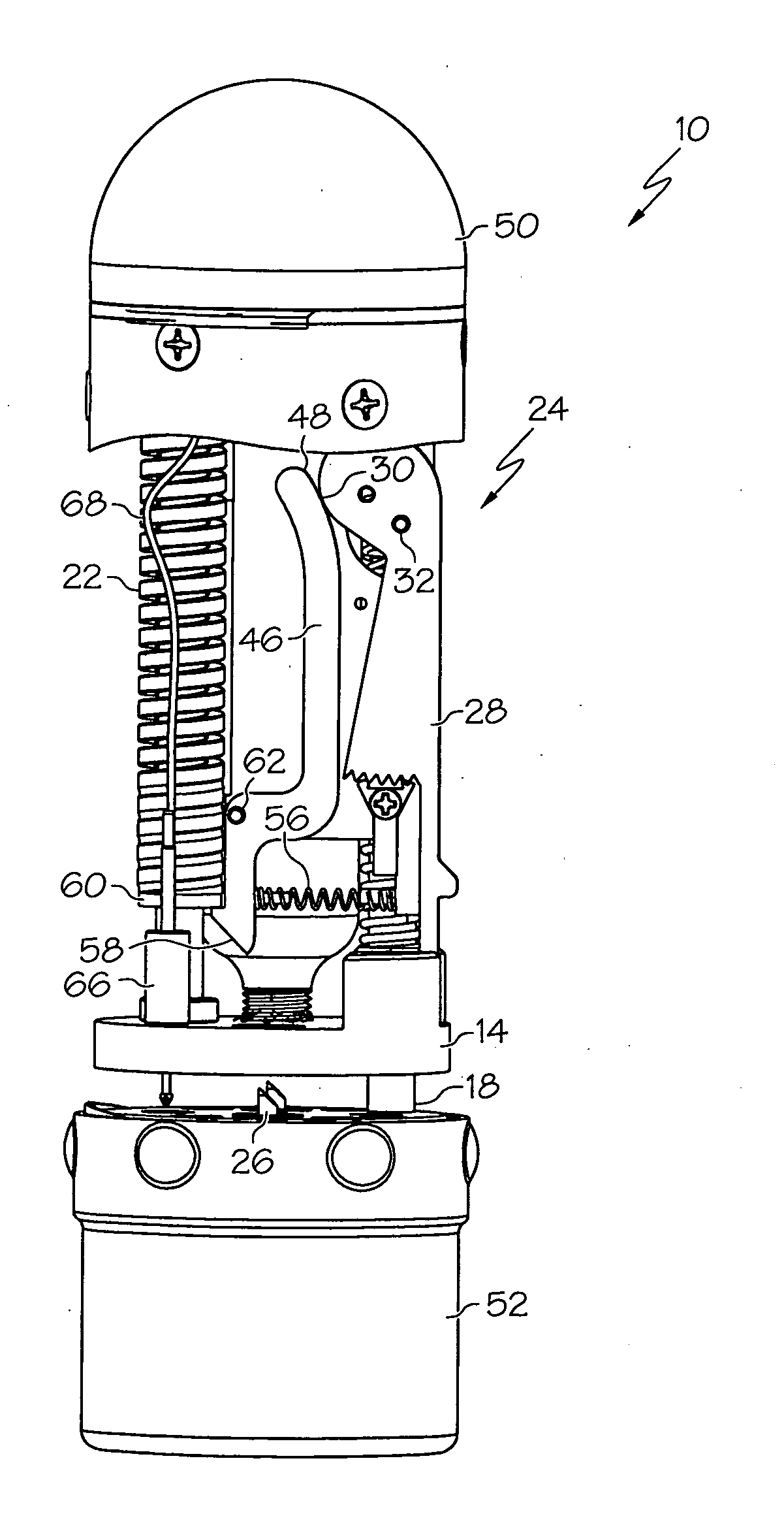 Stun grenade with time delay trigger