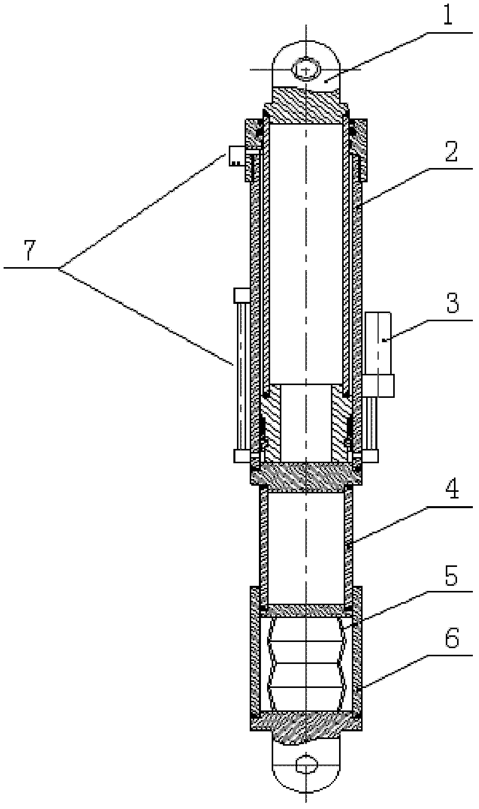 Hydraulic prop for hydraulic support system