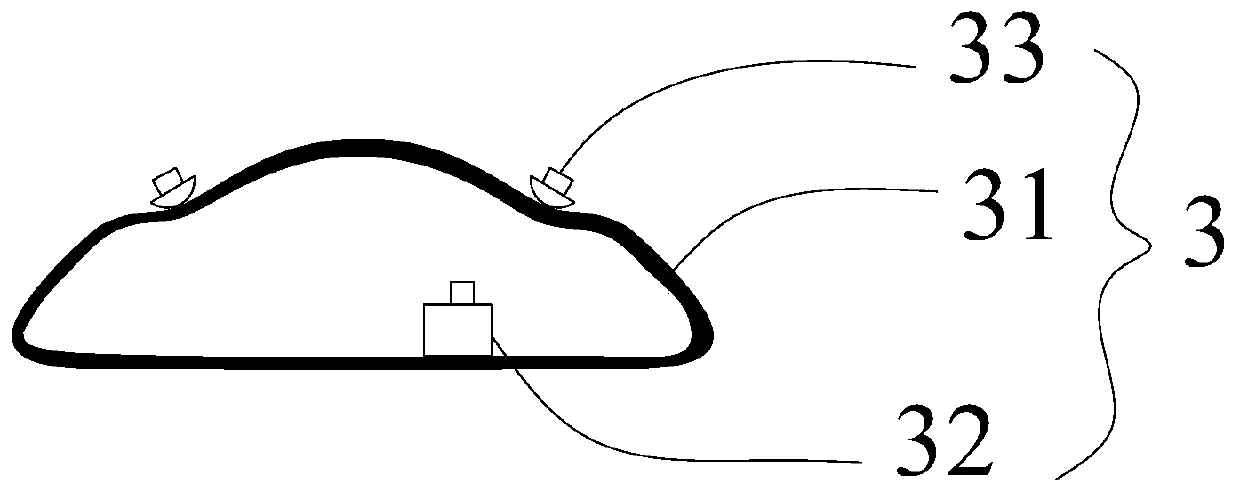 An airbag type anti-tipping device and system for tank trucks