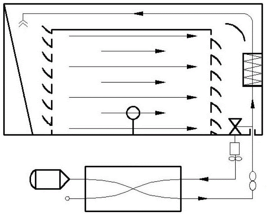 A vertical air supply type heat pump constant temperature equipment