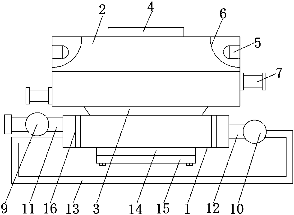 Drying device for selenium-enriched food processing machine