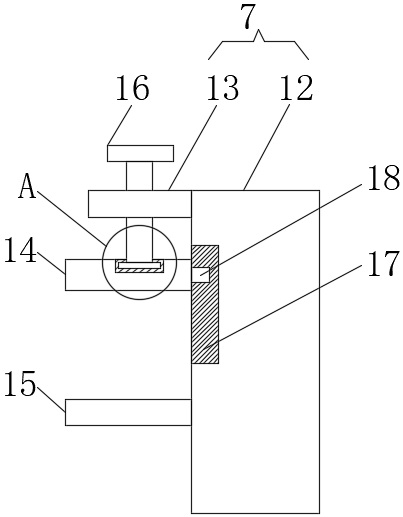 Lifting hook monitoring device for tower crane