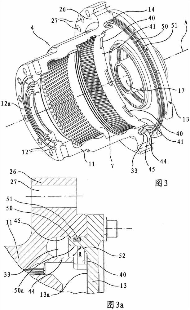 Electric drive unit for motor vehicle