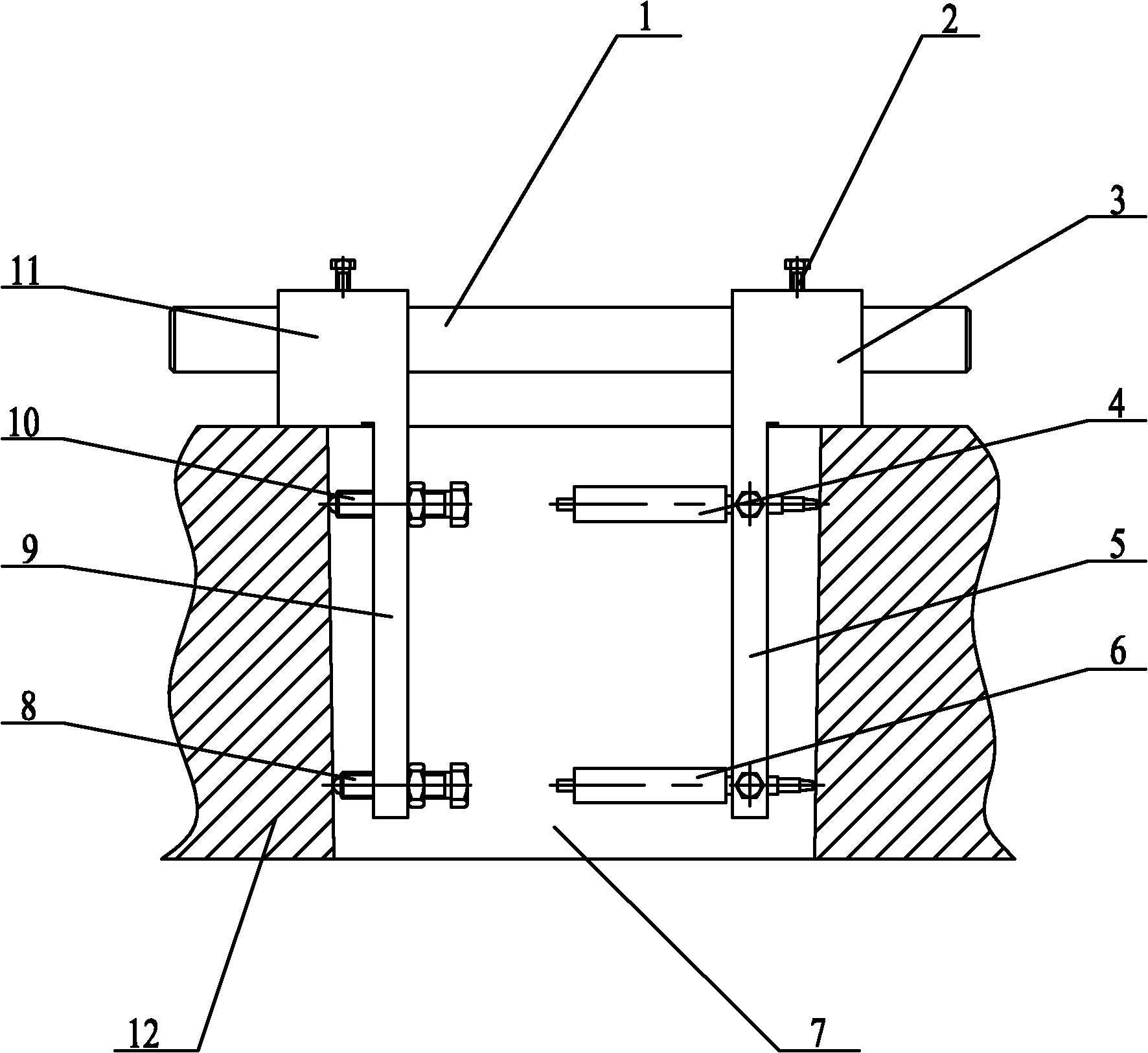 Rapid detection tool for large taper hole