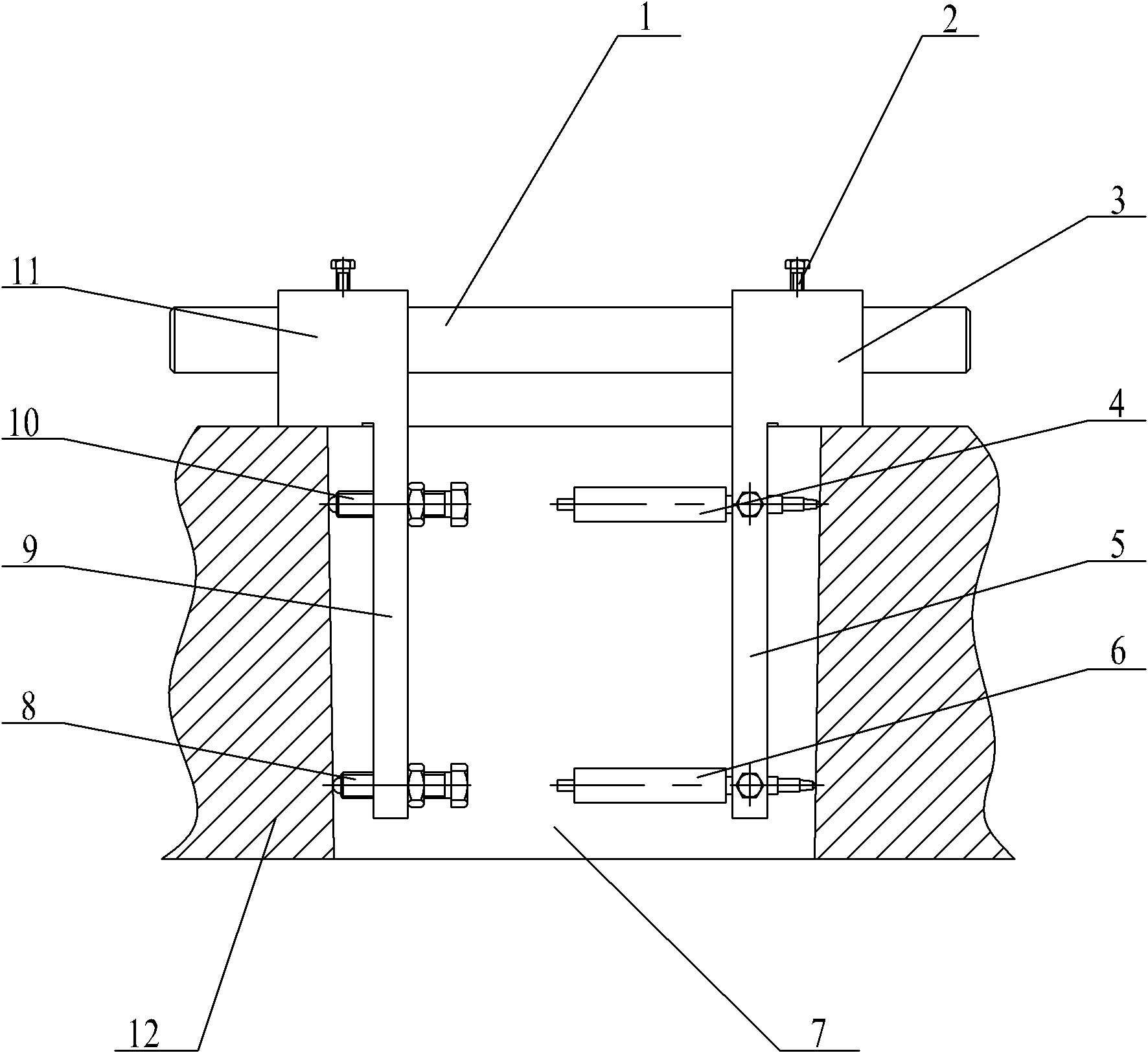 Rapid detection tool for large taper hole