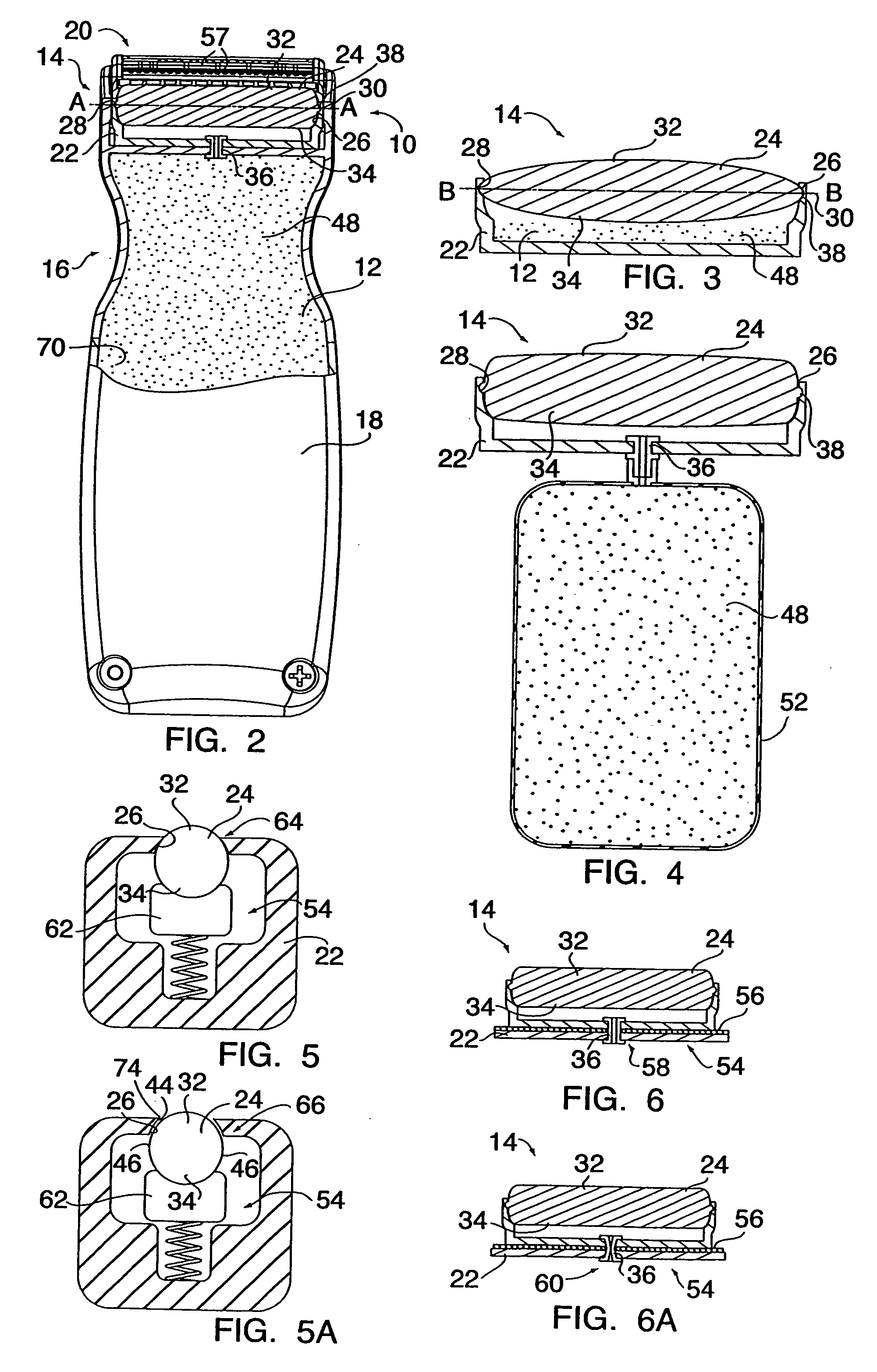 Shaving apparatus with shaving aid material dispenser